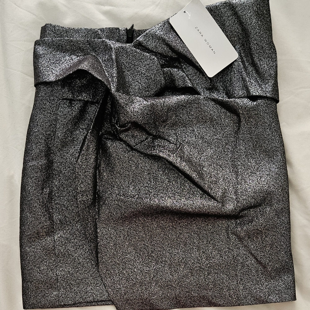 Zara metallic skirt NWT
